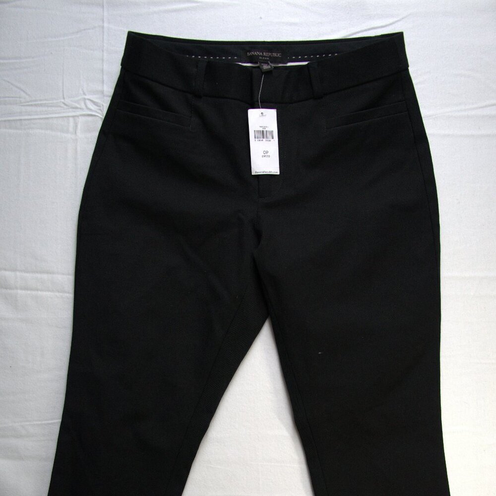 Banana Republic Black Trousers Womens, Size 0P